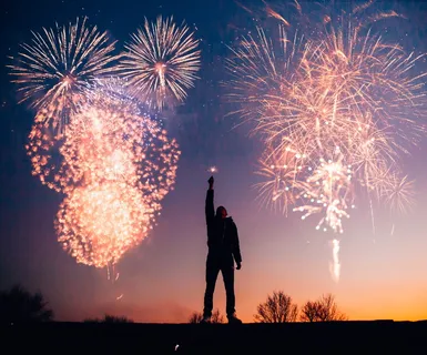 烟花、庆典、节日、火焰、爆炸、想法、概念、新年 烟花、庆典、节日、火焰、爆炸、想法、概念、新年