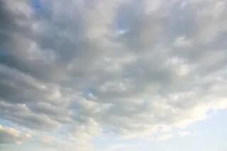 空气、背景、蓝色、云、云景、多云、水平、户外