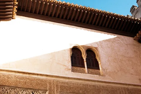 西班牙、格拉纳达、纳西里德宫殿、神圣、几何学、伊斯兰教、建筑、阿尔卡扎尔