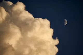 云, 云, 月亮, 天空, 云-天空, 自然, 自然之美, 没有人