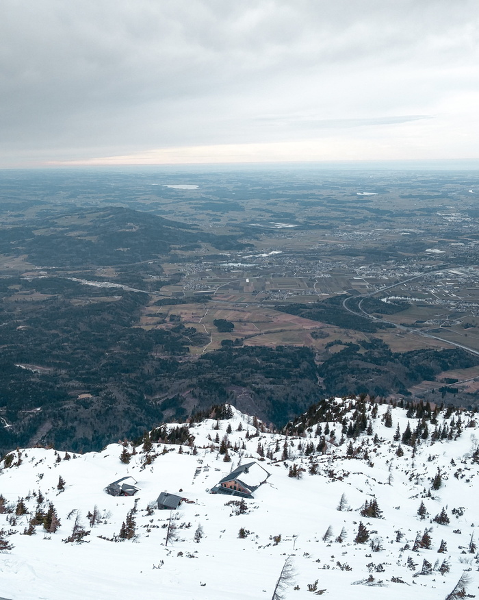 德国，bischofswiesener forst，untersberg，scenics-nature，beauty in nature，sky，environment，winter