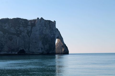 Etretat,突破,岩石,海洋,突破岩石,诺曼底,景观,侧面 Etretat,突破,岩石,海洋,突破岩石,诺曼底,景观,侧面