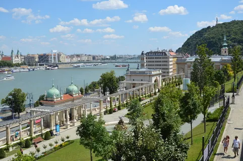布达佩斯、布达、多瑙河、全景、城市景观、匈牙利、水、建筑 布达佩斯、布达、多瑙河、全景、城市景观、匈牙利、水、建筑