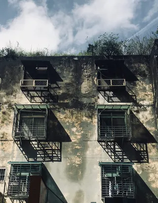 *, 台北市, 老, 墙, 建设, 阳光明媚, 年龄, 架构