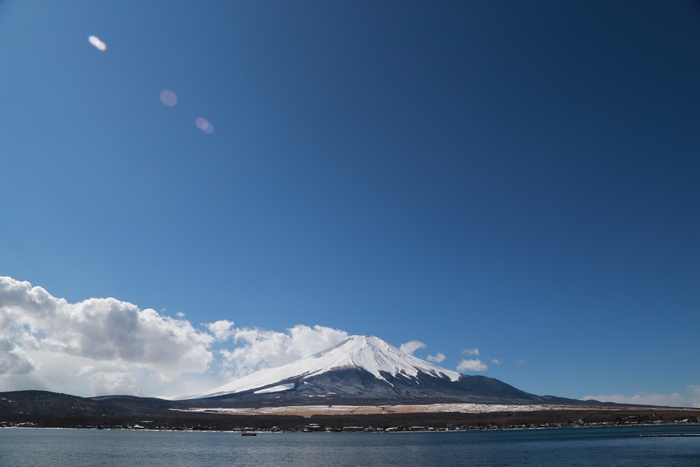 旅行，云，富士山，山，天，雪，风景-自然，水