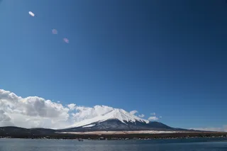 旅行，云，富士山，山，天，雪，风景-自然，水