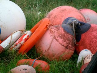 彩色浮标，浮标，救生圈，彩色，航海，救生，航行