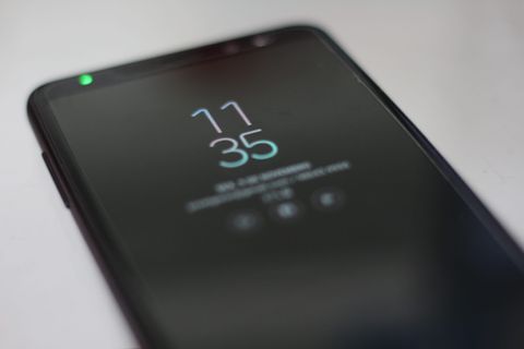 手机、智能手机、时钟、手表、三星、alwayson、科技、灯光