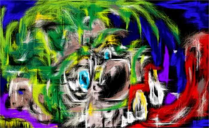 猫王，格林，地精，朋克，头发，朋克，格林，地精，朋克，头发
