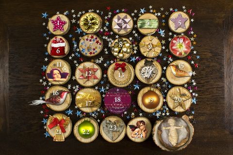 降临节，降临日历，付款，日历，圣诞节，圣诞饰品，装饰，圣诞饰品