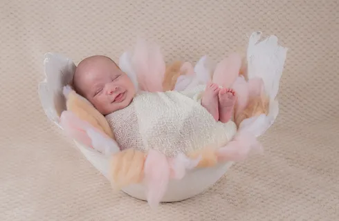 bebe，Mold，微笑，新生儿，肖像，脚，婴儿，年轻