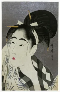 女人,穿着,灰色,白色,上衣,传统,绘画,亚洲女孩 女人,穿着,灰色,白色,上衣,传统,绘画,亚洲女孩