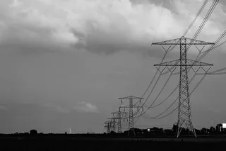黑白、景观、工业、草地、危险、配电、电力、电力