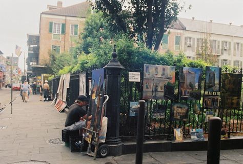 美国，新奥尔良，法国区，艺术家，街道，油漆，城市，新奥尔良