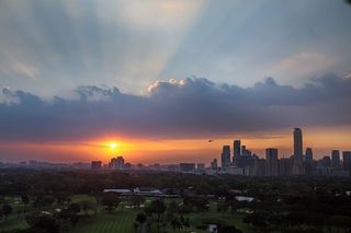 菲律宾、马尼拉、lanscape、城市、天空、建筑外观、建筑结构、建筑