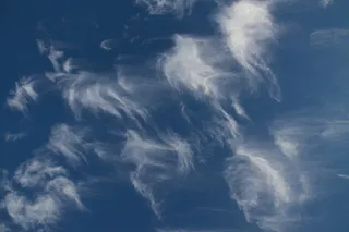 卷云，云，蓝色，天空，晴朗，晴朗，美丽，卷云