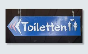 厕所，厕所，厕所，公共厕所，女人，男人，盾牌，注意