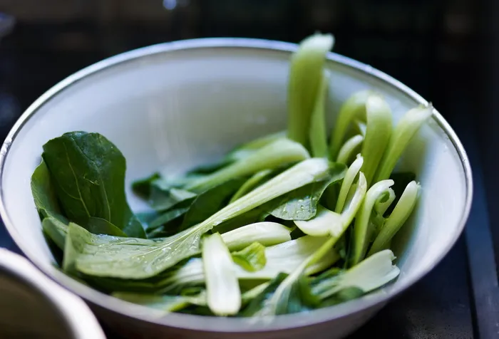 碗里的青菜