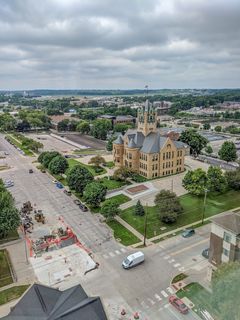 建筑、法院、艾奥瓦州、艾奥瓦市、天空、云彩、建筑、城市