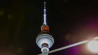 柏林，塔，亚历克斯，亚历山大广场，夜晚，夜景，灯光，夜生活