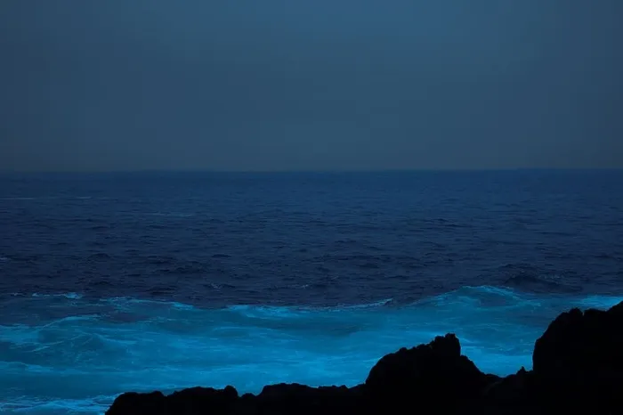 葡萄牙，特塞拉岛，欧洲，幻想，午夜，岩石，水，海洋