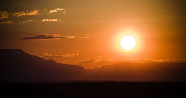 非洲狩猎日落照片 非洲狩猎日落照片