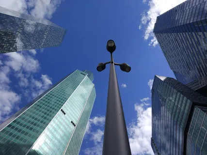 莫斯科，建筑，建筑，灯具，办公室，商业，公司，建筑