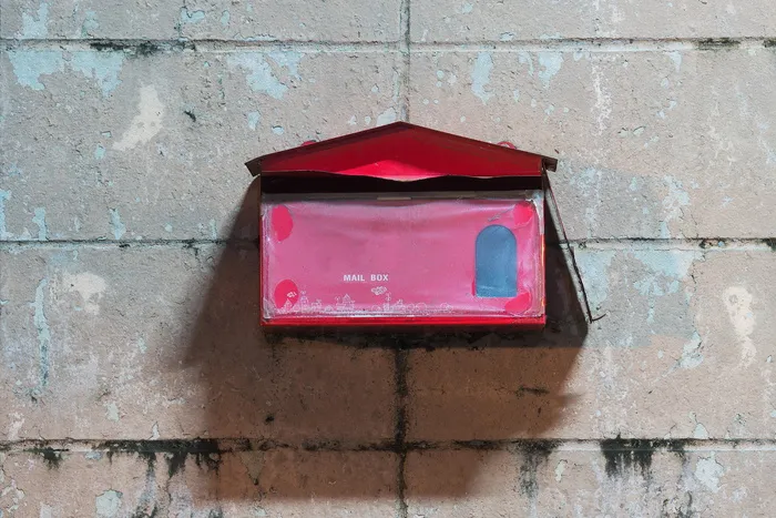 粉红色盒子，邮件，盒子，邮寄，发送，邮寄，信件，符号