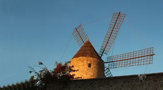 风车，马略卡岛，风车，风能，历史，旧风车，地中海，风力发电