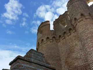 城堡，砖，古柯，低角度视图，建筑，建筑结构，云天，天空
