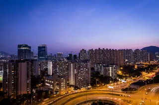 香港，彩云路，天空，城市，城市，大都市，交通，交通