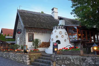 蒂豪尼, 火花园餐厅, 匈牙利, 架构, 建筑结构, 建筑外观, 建设, 性质