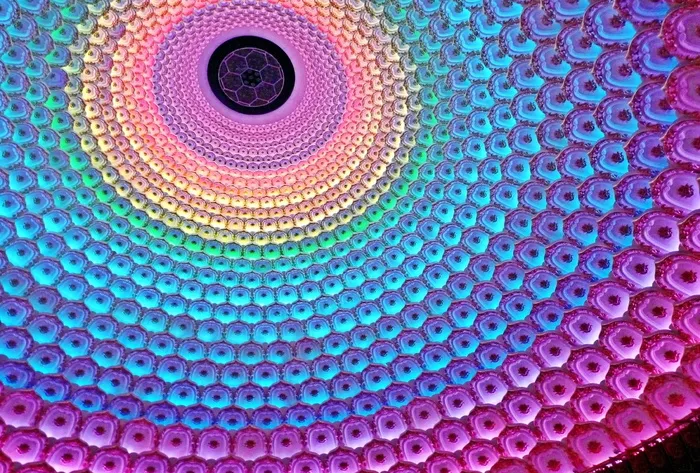 粉红色, 蓝色, 黄色, 插图, 光, LED, 灯泡, 能源