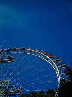 摩天轮,大轮,摩天轮、游乐园、游乐园游乐设施、天空、艺术文化娱乐、蓝色 摩天轮,大轮,摩天轮、游乐园、游乐园游乐设施、天空、艺术文化娱乐、蓝色