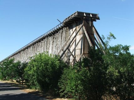 冷却塔，ciechocinek，建筑，工厂，天空，树木，建筑结构，晴朗的天空