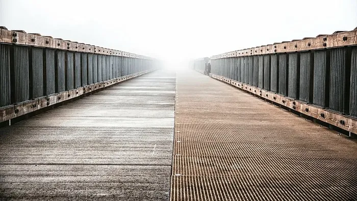 灯光、末端、桥梁、棕色、表面、建筑、栏杆、白天