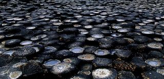 黑色和灰色的石头