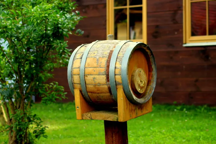 邮箱、装饰、电子邮件、信件、木箱、木桶、装饰品、村庄