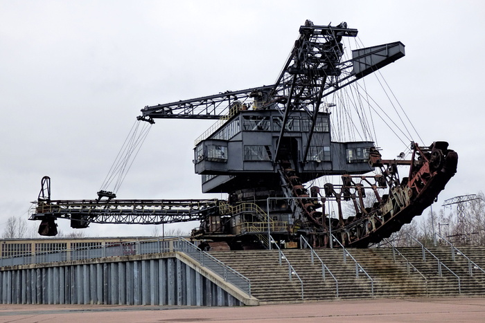 机械、工业、braunkohlebagger、露天采矿、工业厂房、工业纪念碑、褐煤开采、ferropolis