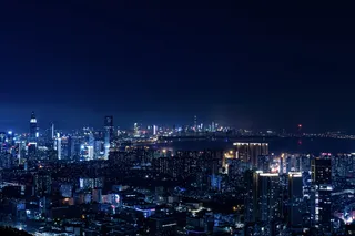 夜景，长曝光，海湾，建筑外观，建筑，城市，建筑结构，夜间