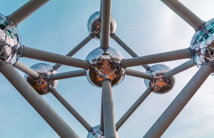 atomium，比利时，建筑，atom，landmark，travel，欧洲，sphere