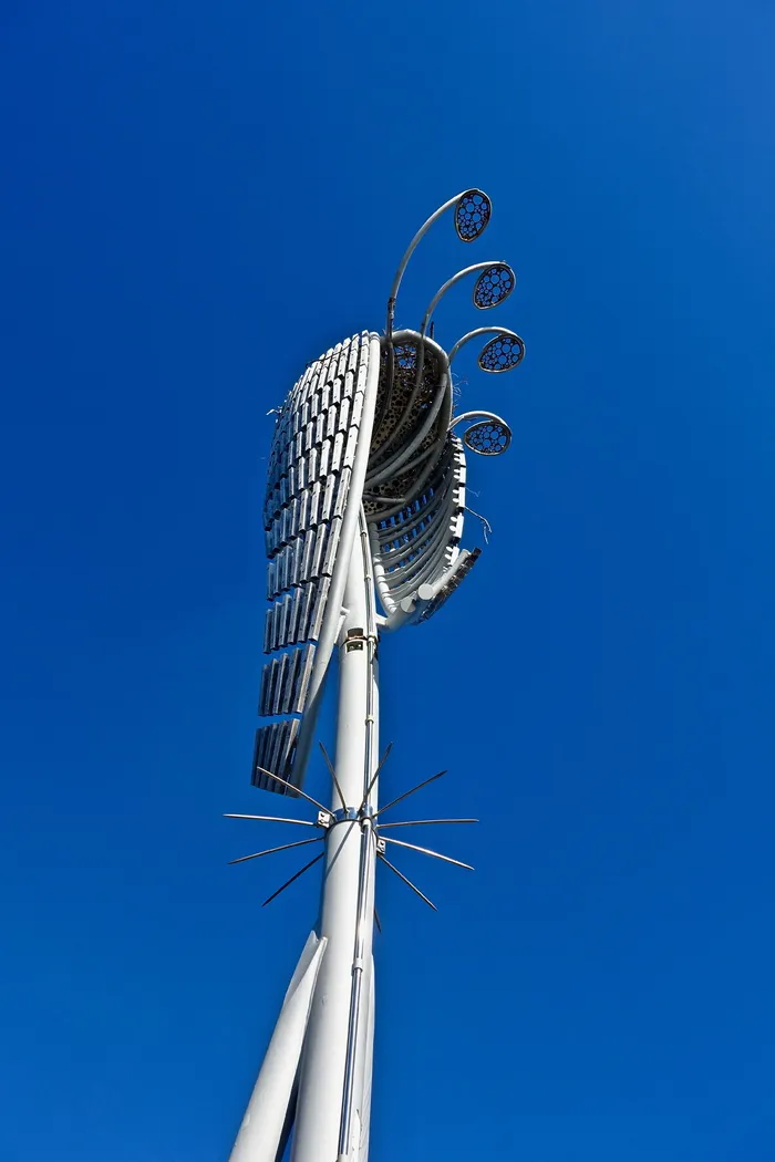 塔，艺术，符号，标志，形状，设计，蓝色，天空