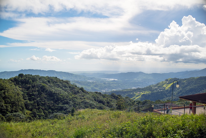 山，绿色，岛屿，加勒比海，风景，休息，天空，蓝色