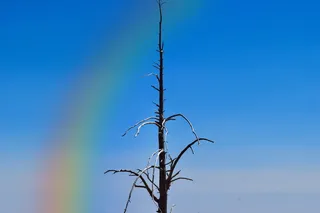 美国, 莱蒙山, 彩虹, 天空, 蓝色, 阳光, 阿甘, 山顶
