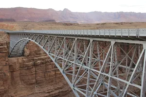 建筑、桥梁、建筑、施工、大坝、日光、沙漠、地标