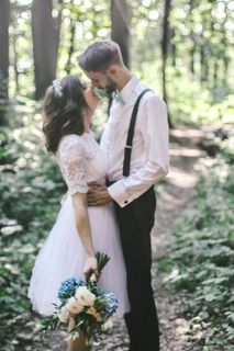 自然、时尚、男人、情侣、成年人、情感、模糊、花束