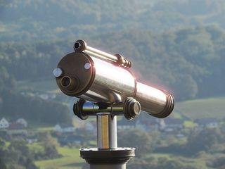 望远镜，展望，望远镜，视野，远视，投币式望远镜，手持望远镜，特写