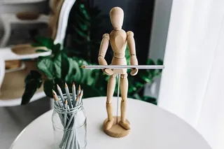 各种姿势的艺术家人体模型集合