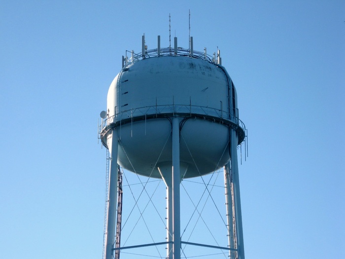 水塔, 蓝色, 水, 塔, 天空, 建筑学, 结构, 老