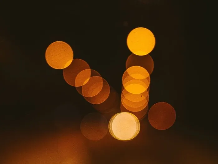 灯光，模糊的，抽象的，夜晚的，黑暗的，夜晚的，波基的，照亮的